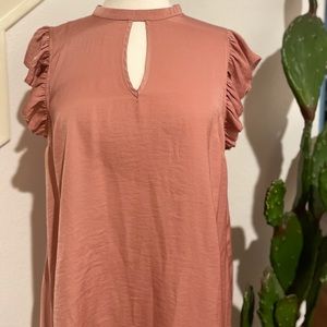 #Mossimo women’s mauve blouse size Large.